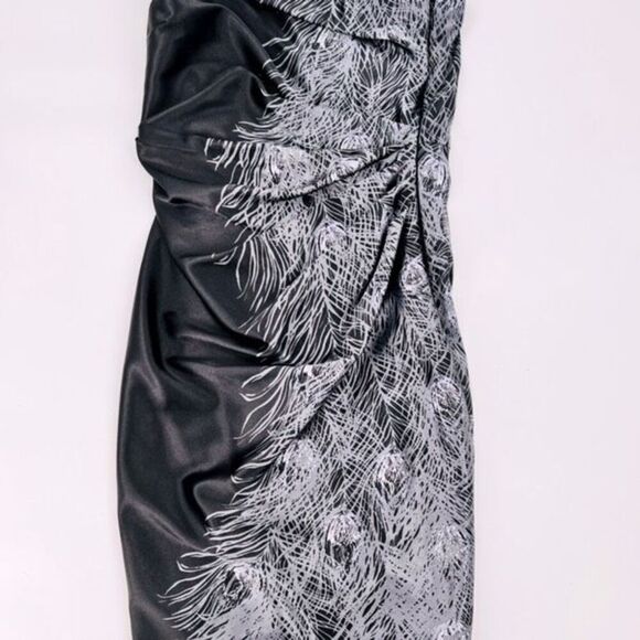 London times one shoulder cocktail evening dress  size 2P - Picture 6 of 16